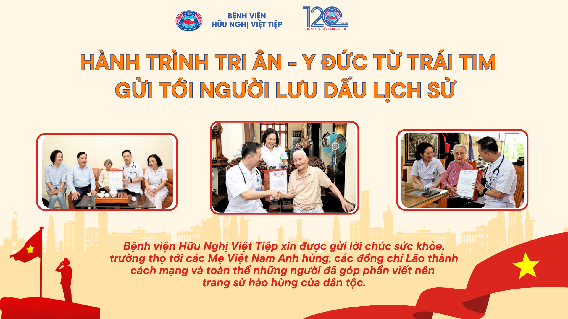 HÀNH TRÌNH TRI ÂN - Y ĐỨC TỪ TRÁI TIM GỬI TỚI NGƯỜI LƯU DẤU LỊCH SỬ
